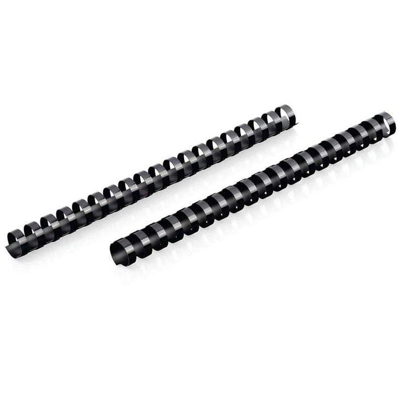 Mead عمود/حلزونات/ملفات/مشابك تجميع مياد، 5/8"، سعة 125 ورقة، أسود، عبوة 125 (4000135) - Image 1